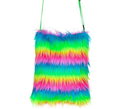 Regenbogen-Plüschtasche