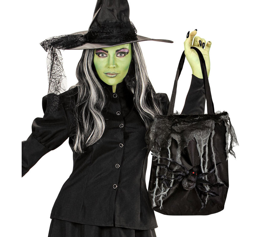 Translation missing: de.Bolso Halloween con Araña y Telarañas