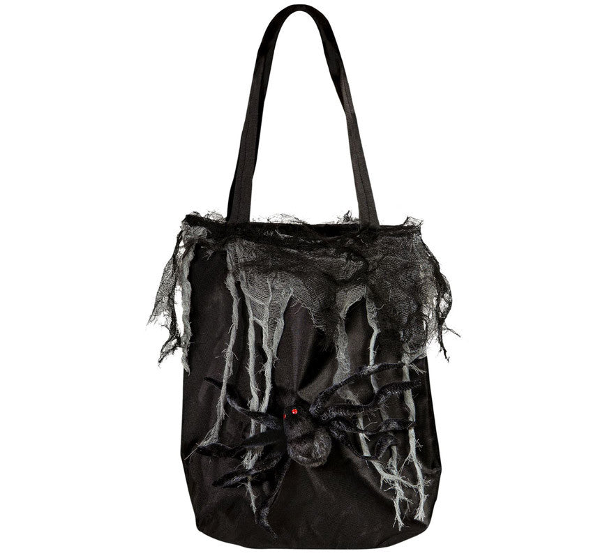Bolso Halloween con Araña y Telarañas