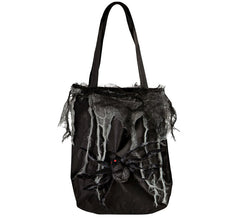 Halloween-Tasche mit Spinne und Spinnweben