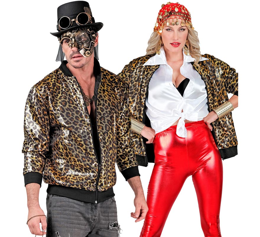 Translation missing: de.Bomber Moda animal print clásico para adulto