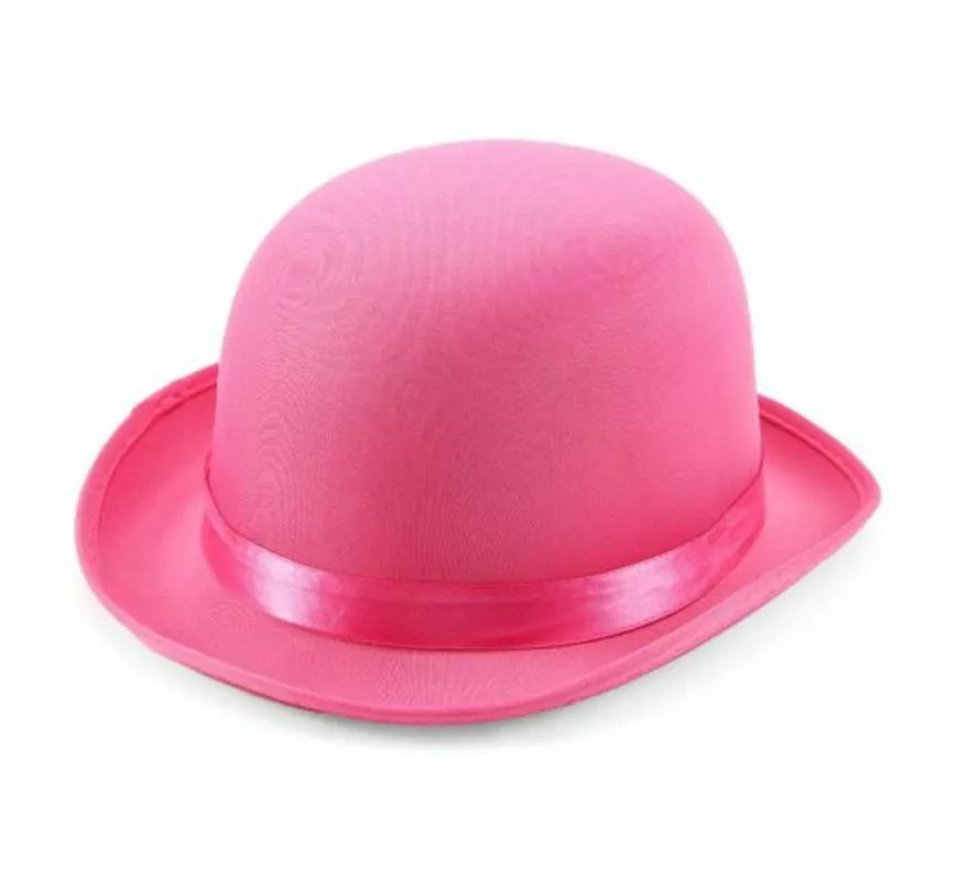 Bombín con cinta en varios colores adulto