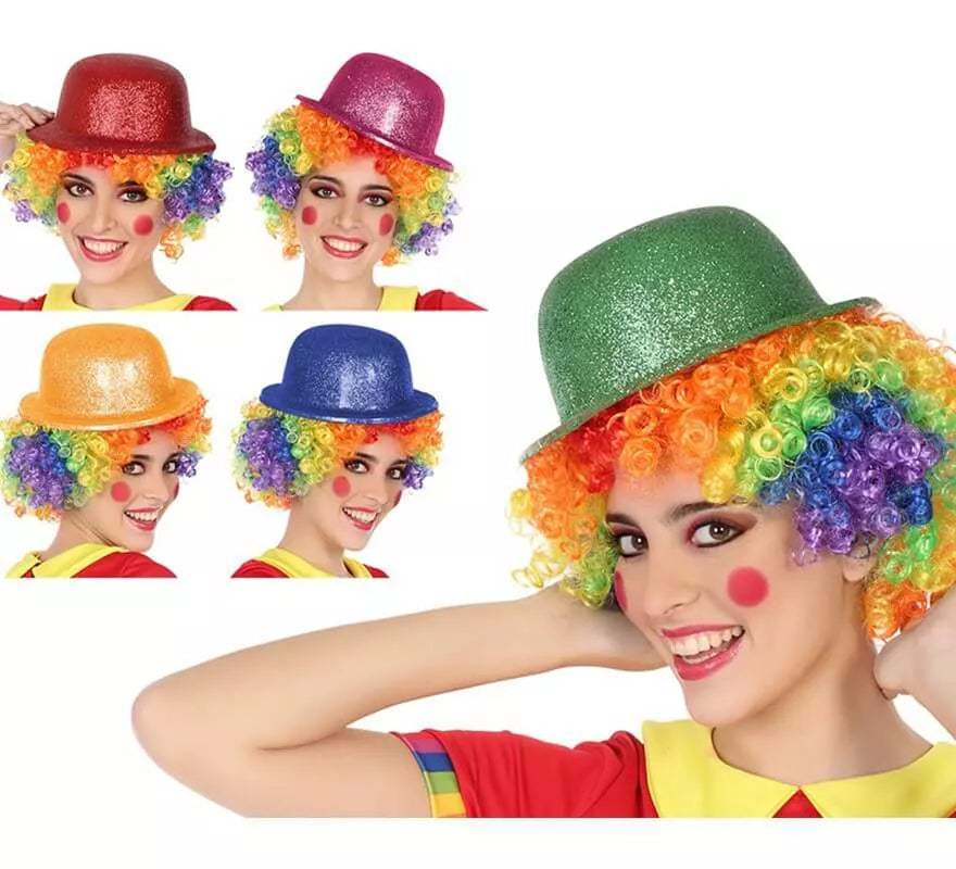 Translation missing: de.Bombín de Payaso con Purpurina en 5 colores