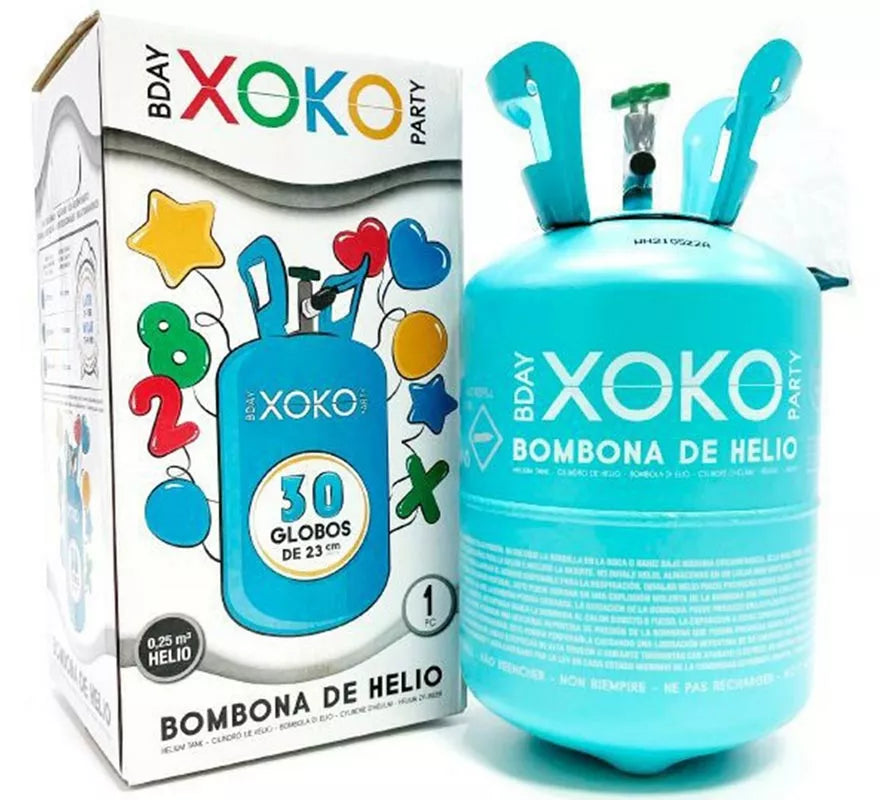 Translation missing: de.Bombona de Helio de 7,1 Litros o 0,25 m3 para llenar 30 globos