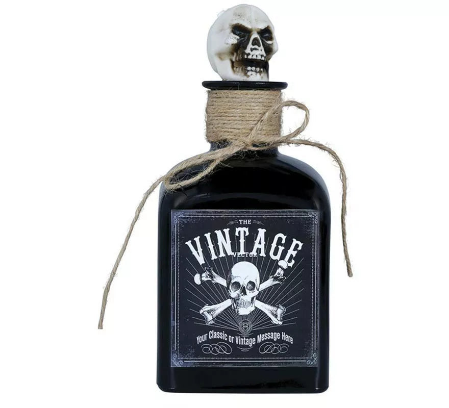 Translation missing: de.Botella de Veneno con Calavera cristal de 20 cm