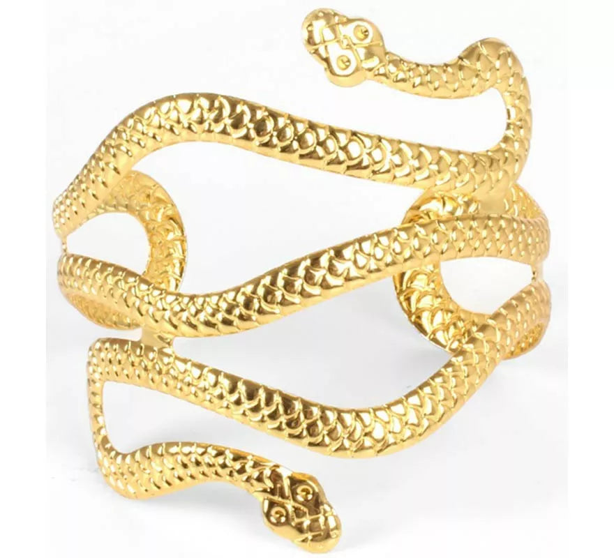 Translation missing: de.Brazalete Egipcio de Serpiente dorado