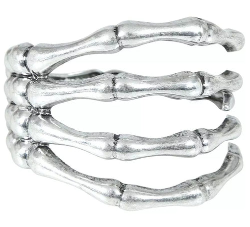 Brazalete Esqueleto Metálico de plata