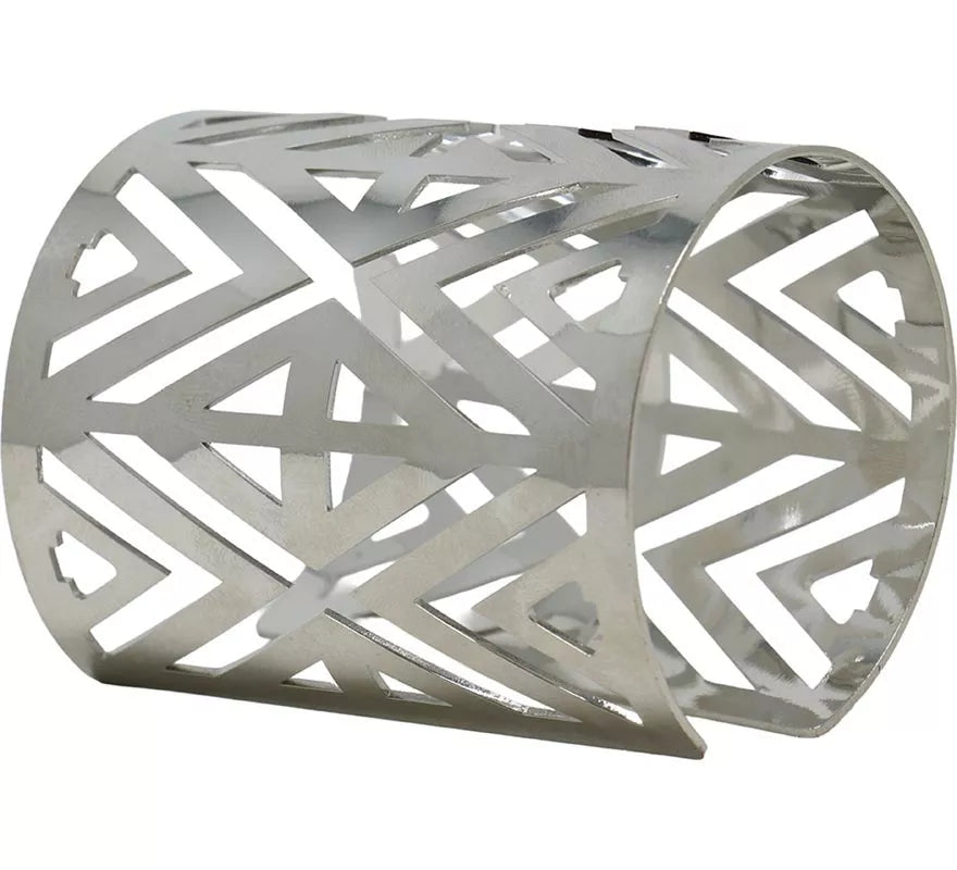 Translation missing: de.Brazalete Futurista plateado
