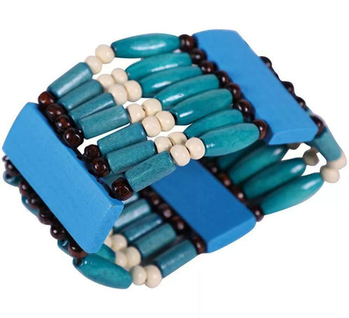 Brazalete Indio Azul de 8 Cm de diámetro
