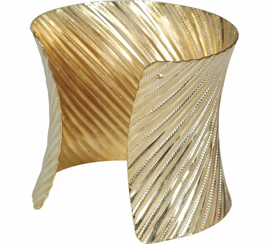 Translation missing: de.Brazalete metálico dorado adulto
