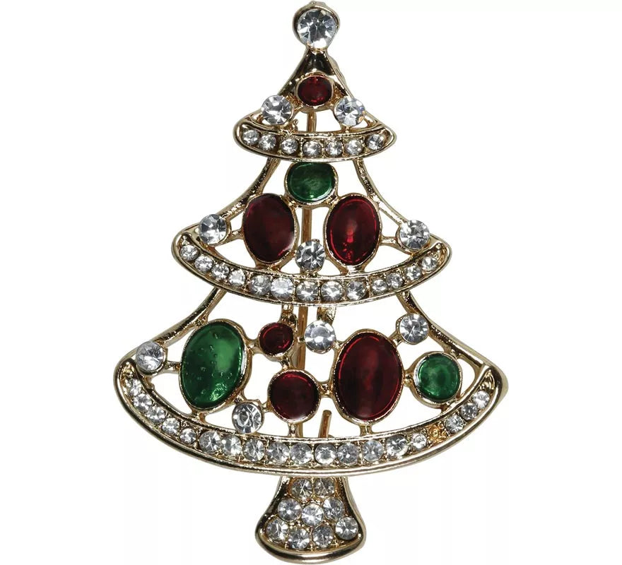 Translation missing: de.Broche Metálico de Árbol de Navidad de 4,5 cm