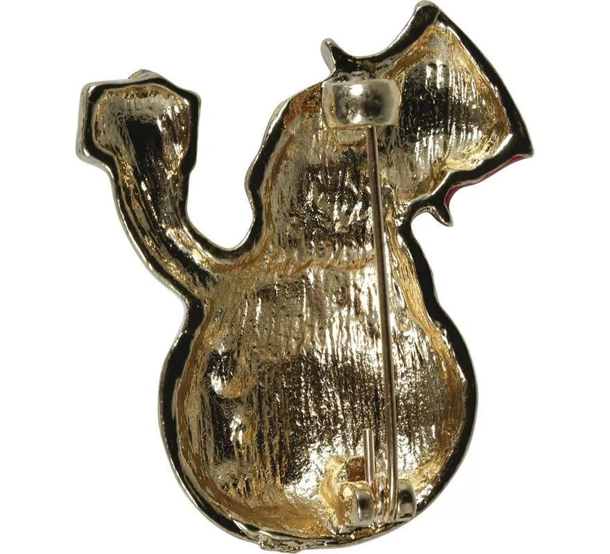 Broche Metálico de Muñeco de Nieve de 3,5 cm