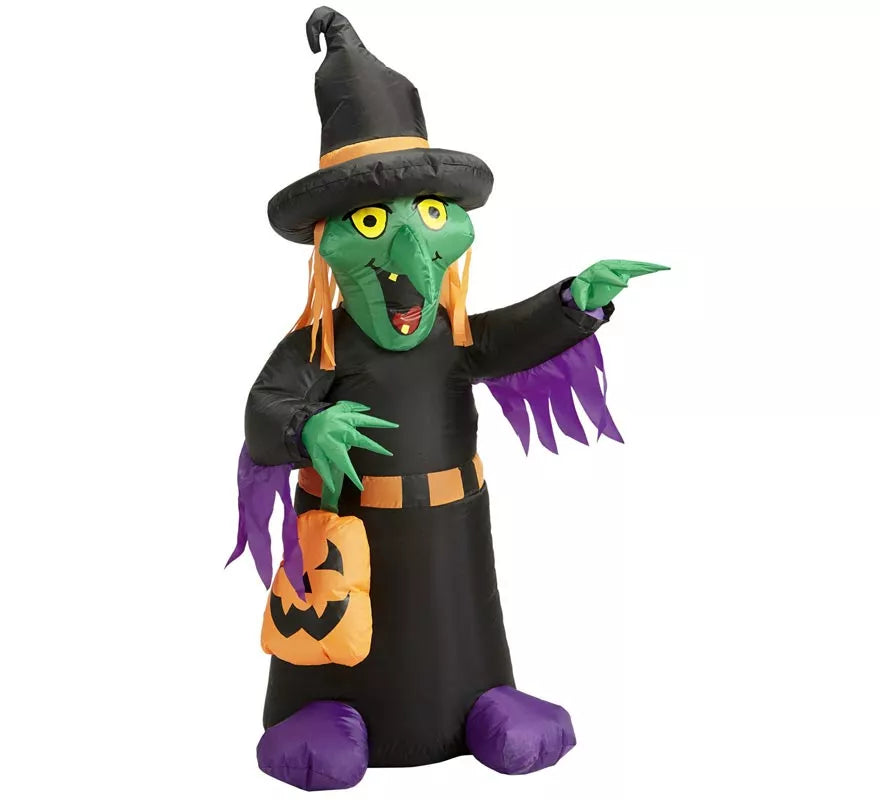 Translation missing: de.Bruja Auto Hinchable de Halloween con Iluminación de 122 cm
