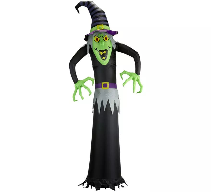 Translation missing: de.Bruja Auto Hinchable de Halloween con Iluminación de 244 cm