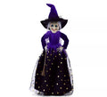 Bruja lila deluxe decorativa de 46 cm
