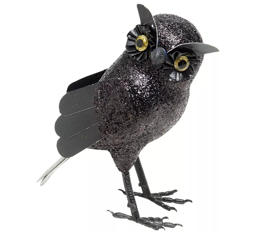 Translation missing: de.Búho con Purpurina de 18,5 cm en varios colores