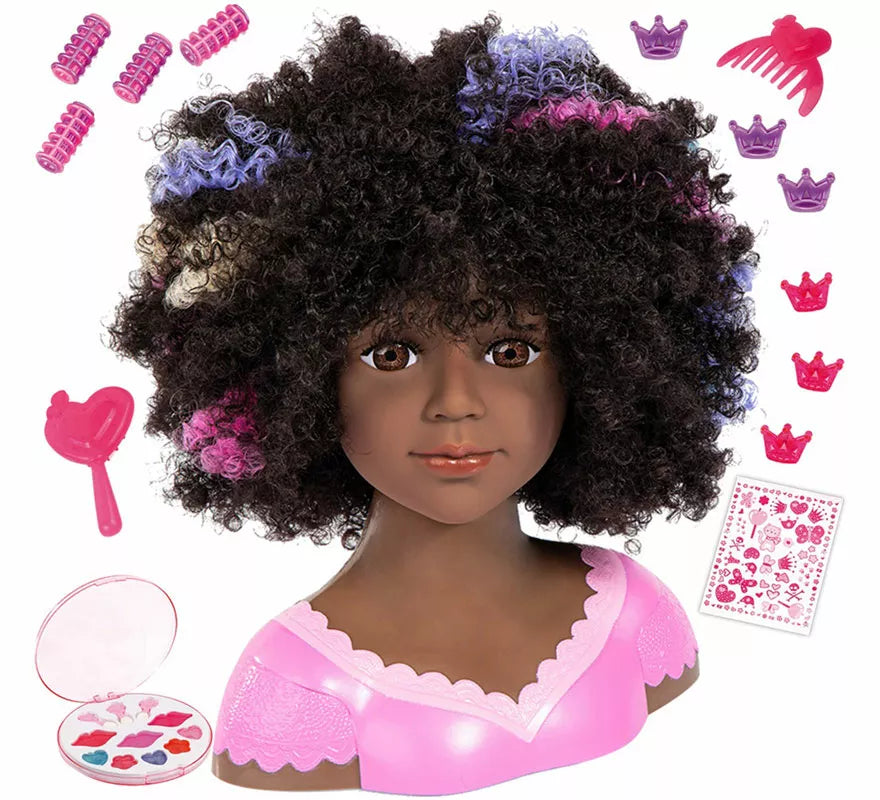 Translation missing: de.Busto Charlene Peinado y Maquillaje Súper Modelo Rizado