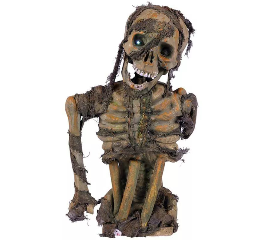 Translation missing: de.Busto de Esqueleto Verde con Luz 57x34 cm