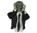 Busto de Zombie con Luz de Sonido y Movimiento de 55 cm