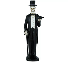 Skelettritter aus Harz, 28 x 8 cm