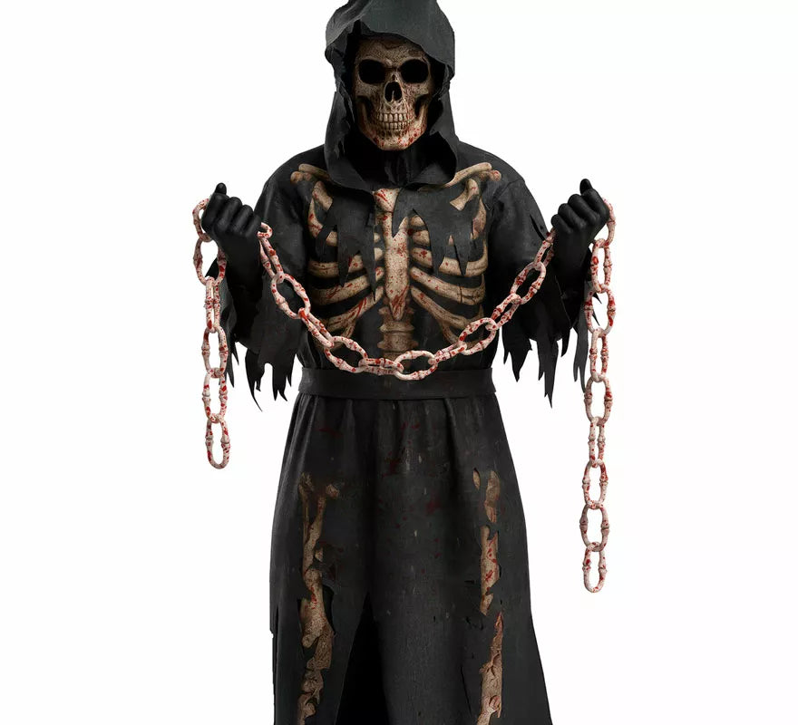 Cadena Huesos Ensangrentados de 100 cm