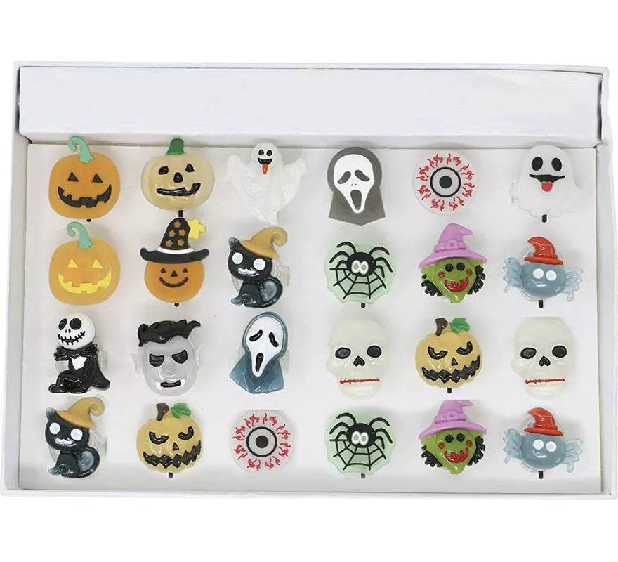 Translation missing: de.Anillo con LED de Halloween modelos surtido de 3 cm