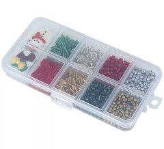 Schachtel mit 1100 Stück für Weihnachtsarmbänder