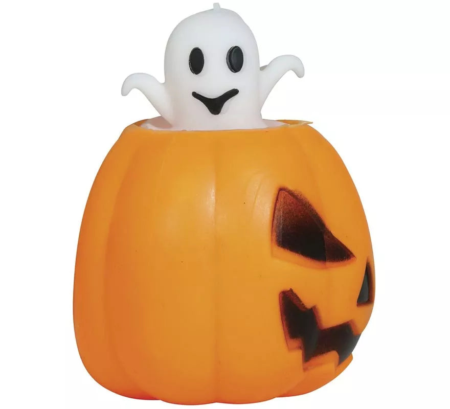 Translation missing: de.Caja de 12 Calabazas Goma con Fantasma 5 cm