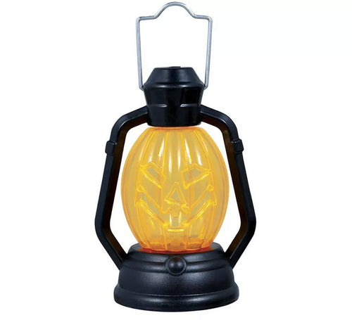 Caja de 12 Faroles Calabazas con luz de 10 cm