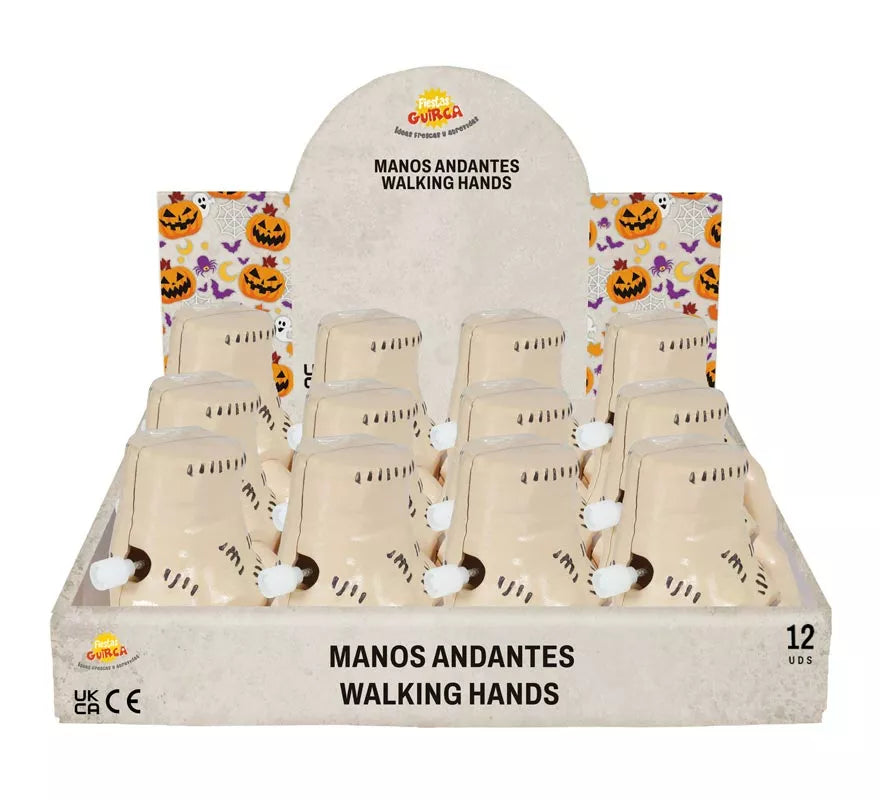 Caja de 12 Manos Andantes con Cuerda de 8 cm