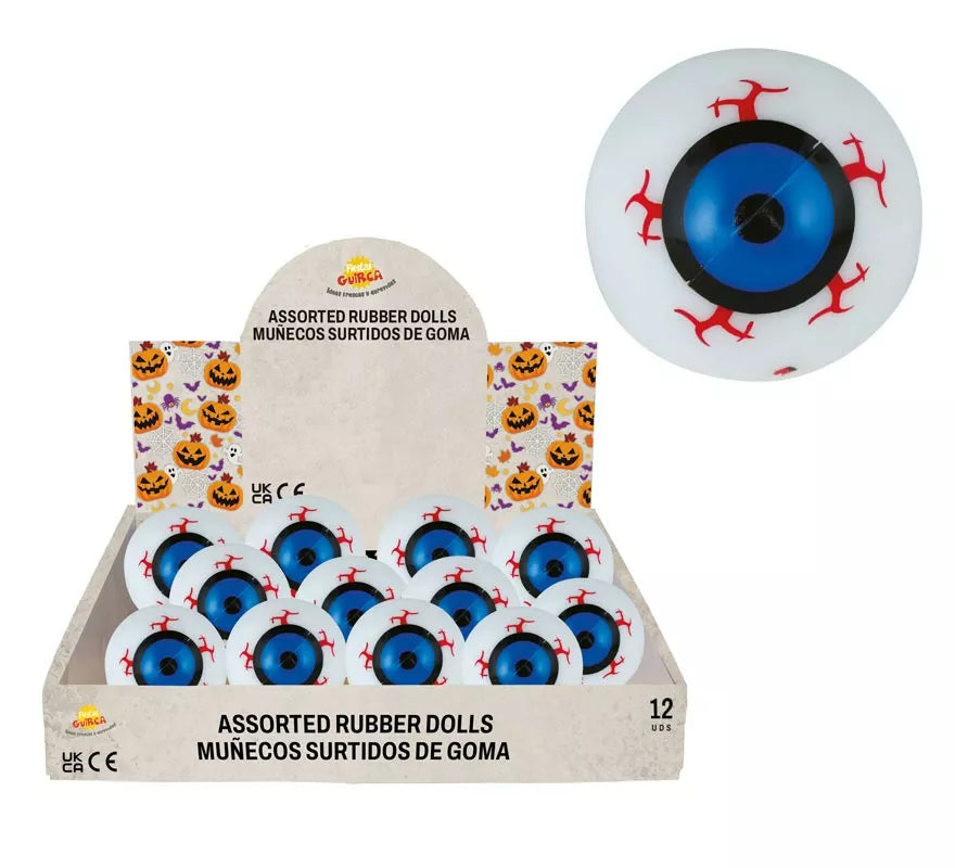 Translation missing: de.Caja de 12 Pelotas Saltarinas con Luz Ojos de 5,5 cm