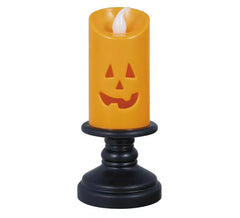 Schachtel mit 12 orangefarbenen Kerzen mit 12,5 cm Licht