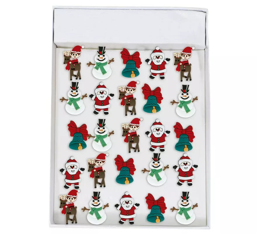 Translation missing: de.Caja de 25 Anillos de Navidad con Luz de 3,5 cm