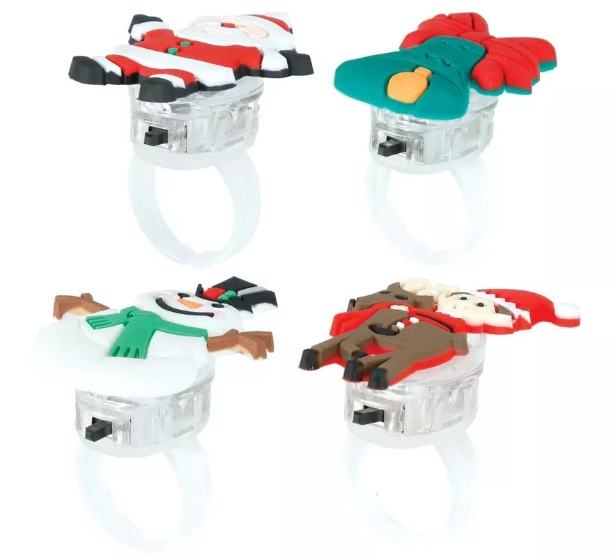 Translation missing: de.Caja de 25 Anillos de Navidad con Luz de 3,5 cm