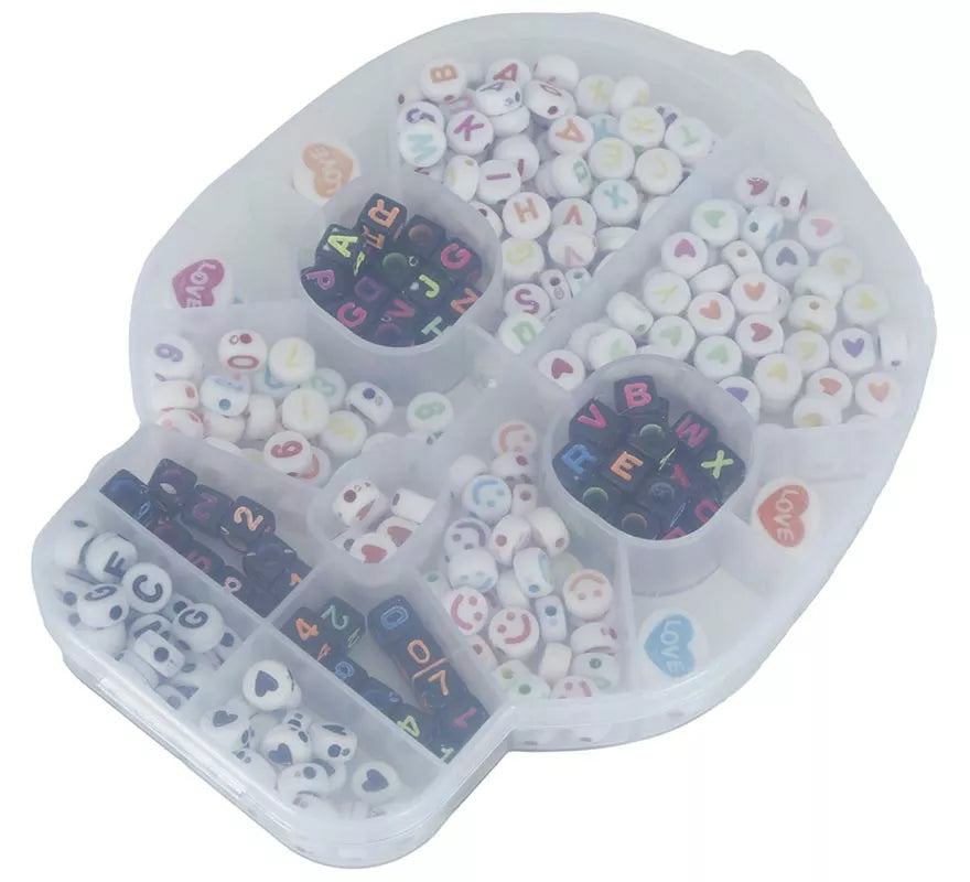 Translation missing: de.Caja de 270 Piezas Calavera para Pulseras