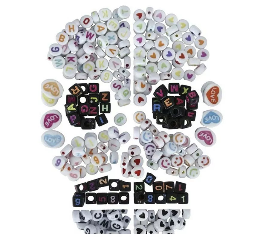 Translation missing: de.Caja de 270 Piezas Calavera para Pulseras