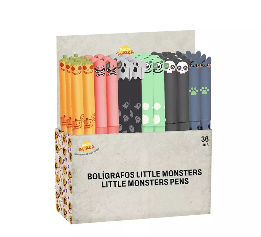 Translation missing: de.Caja de 36 Bolígrafos Little Monsters