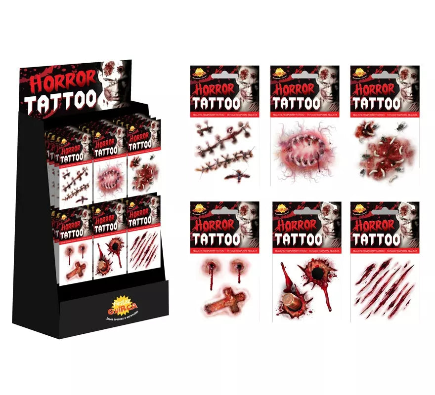 Translation missing: de.Caja de 48 Tatuajes Surtidos