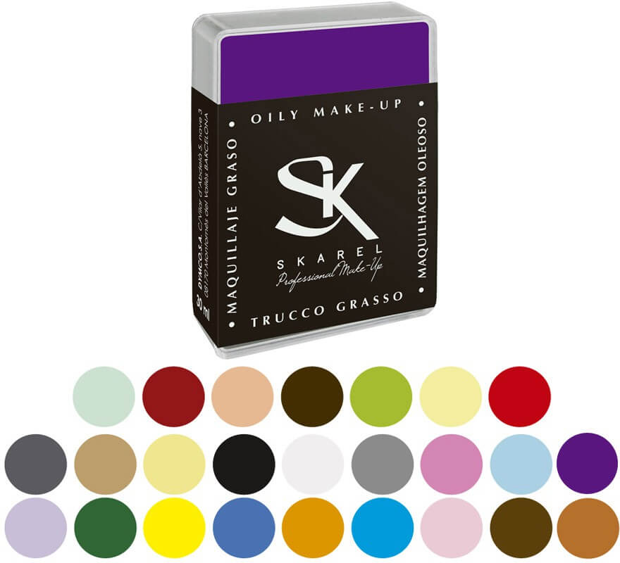Translation missing: de.Cajita de maquillaje graso 25 gr en varios colores