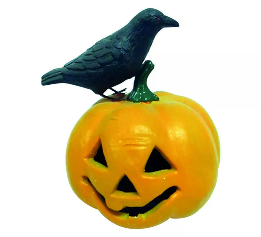Translation missing: de.Calabaza con Luz y Cuervo de 15,25X15,25X21,60 cm