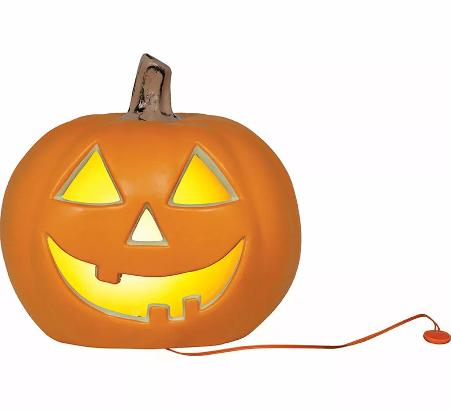 Translation missing: de.Calabaza con Sonriente Luz Intensa de 28 cm