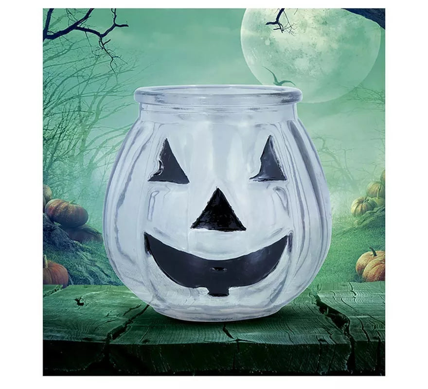 Translation missing: de.Calabaza de Cristal Transparente para vela