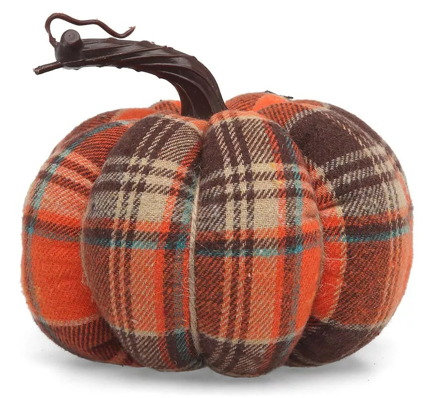 Calabaza decorativa multicolor de Algodón de 15x15 cm