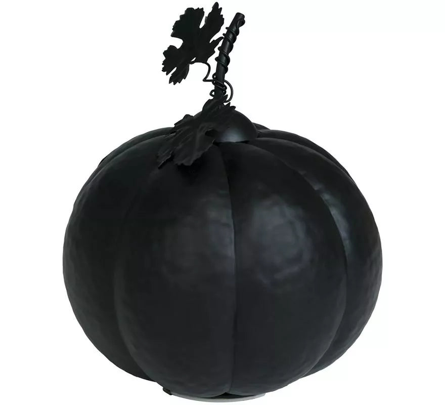 Translation missing: de.Calabaza Metálica negra con Luz 16 cm