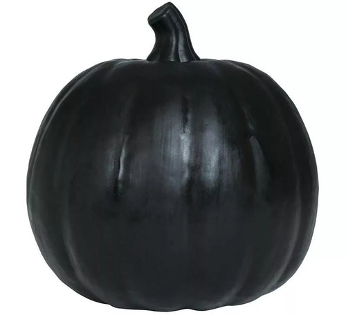 Calabaza negra Foam con Luz 16 cm