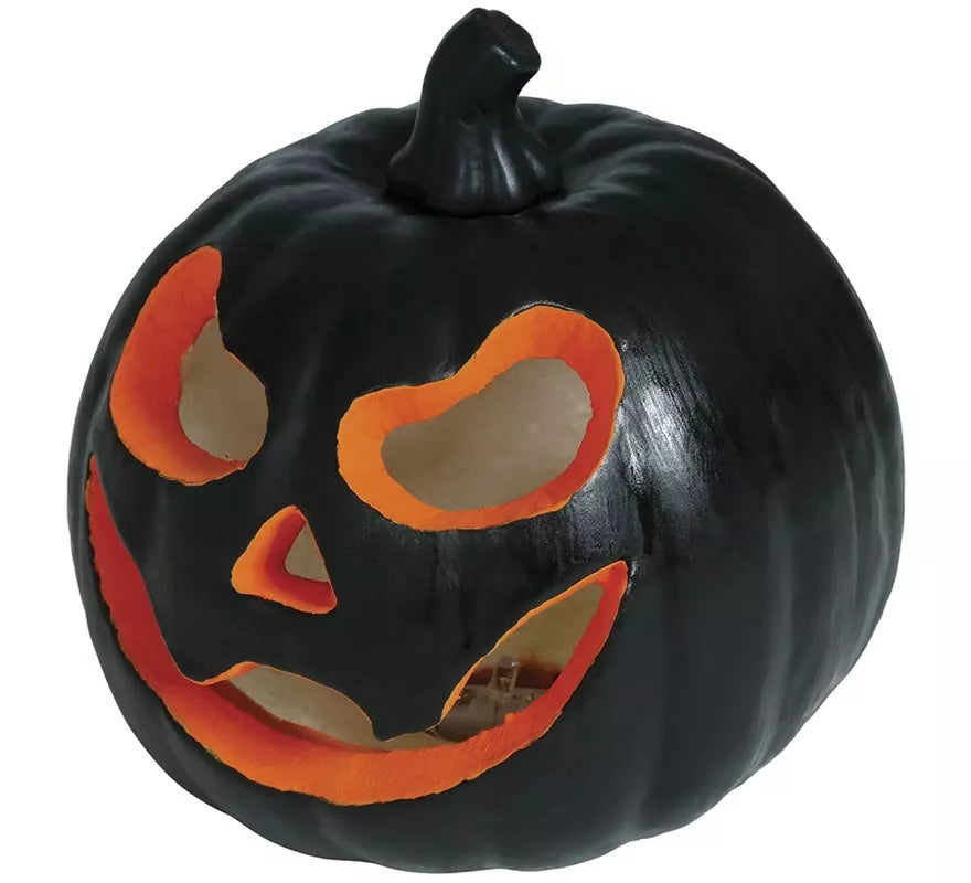 Translation missing: de.Calabaza negra Foam con Luz 16 cm
