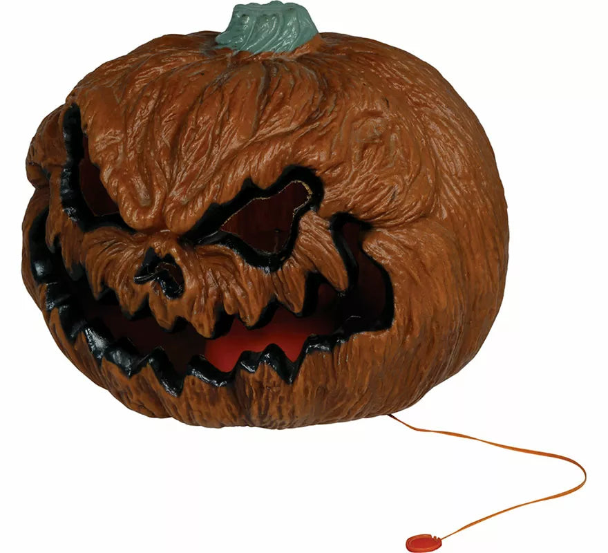 Calabaza Terrorífica con Luz Intensa de 26 cm
