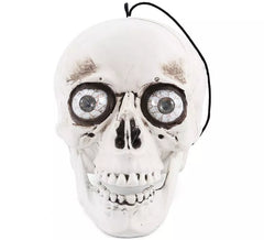 Hängender Totenkopf mit Licht 150 cm