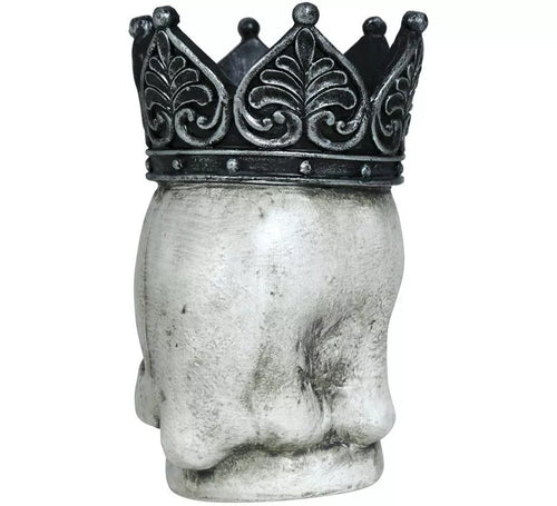 Calavera con Corona 14x11 cm