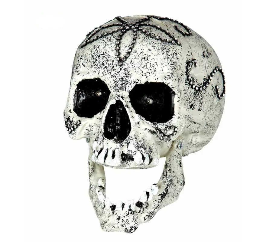 Translation missing: de.Calavera con diamantes y luz para decoración de 24 cm